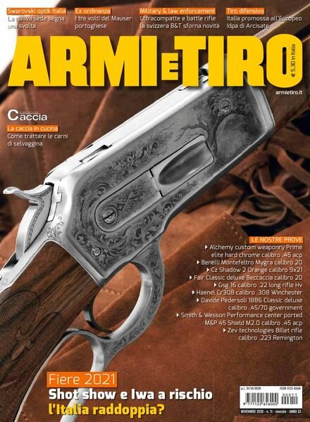 Armi e Tiro – Novembre 2020 Cover