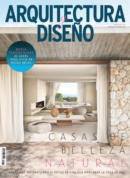 Arquitectura y Diseno – enero 2021 Cover