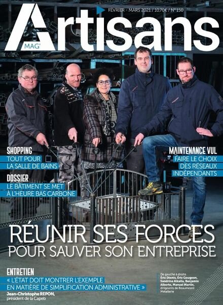 Artisans Mag – Fevrier-Mars 2021 Cover