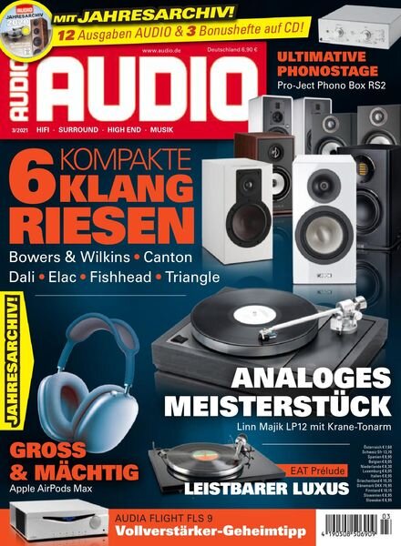 Audio – Marz 2021 Cover