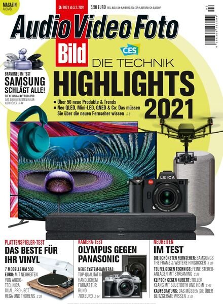 Audio Video Foto Bild – March 2021 Cover