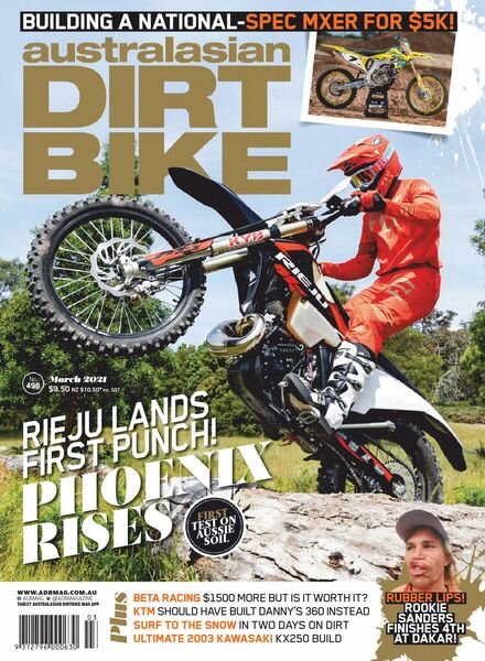 Australasian Dirt Bike – March 2021 Cover