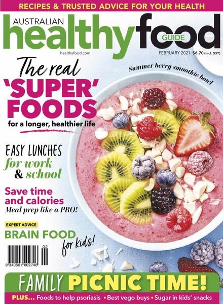 Australian Healthy Food Guide – February 2021 Cover