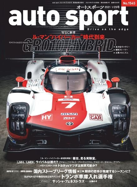 auto sport – 2021-01-08 Cover