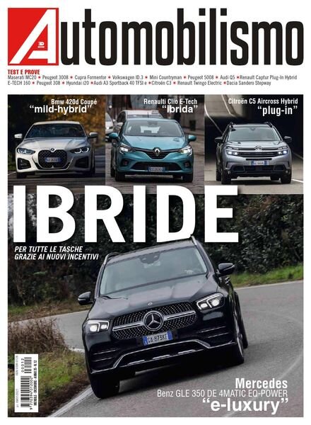 Automobilismo – Dicembre 2020 Cover