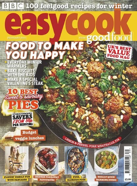 BBC Easy Cook UK – February 2021 Cover
