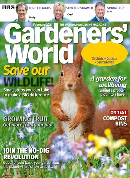 BBC Gardeners’ World – February 2021 Cover