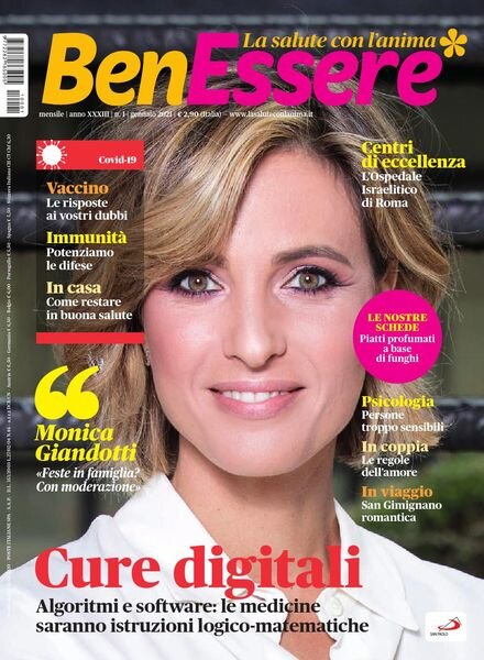 Benessere – Gennaio 2021 Cover