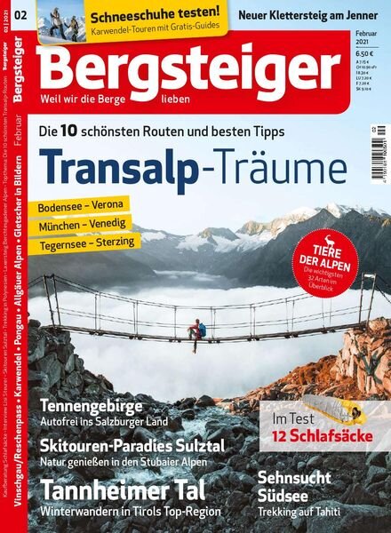 Bergsteiger – Februar 2021 Cover