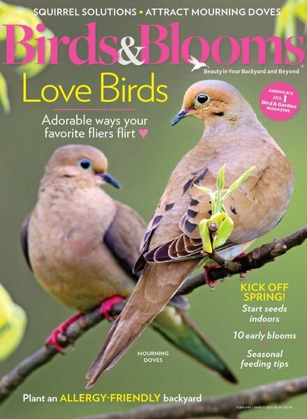 Birds & Blooms – February-March 2021 Cover