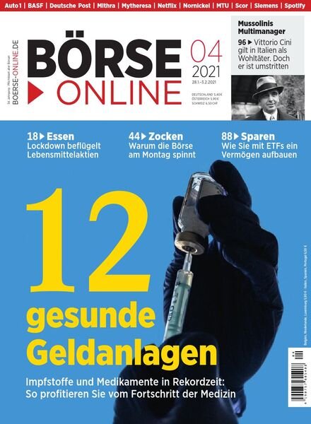 BOrse Online – 28 Januar 2021 Cover