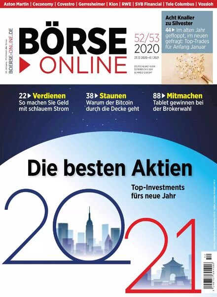 Borse Online Magazin – 23 Dezember 2020 Cover