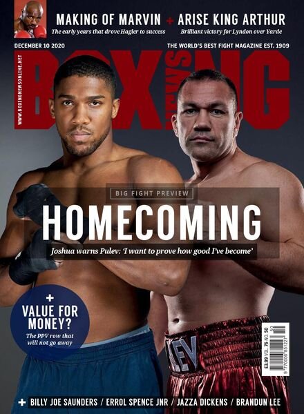 Boxing News – 10 December 2020 Cover