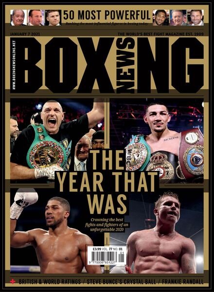 Boxing News – 7 January 2021 Cover