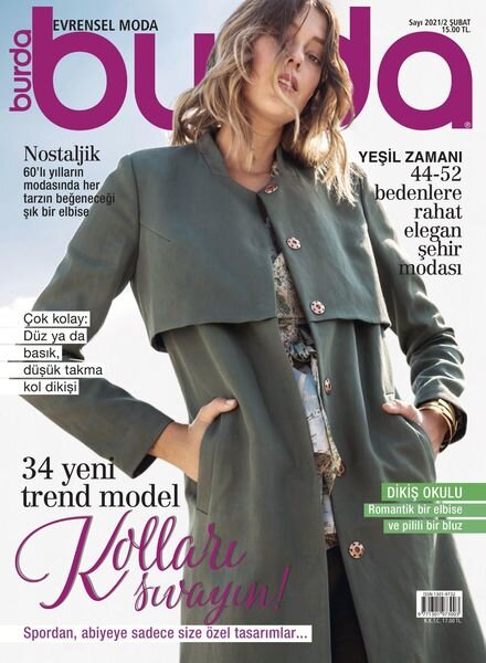 Burda Turkiye – 01 Subat 2021 Cover