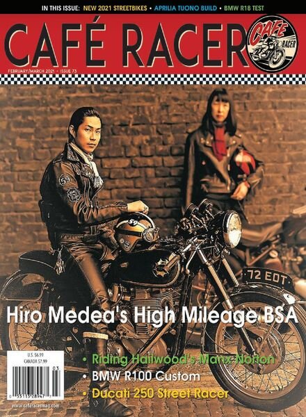 Cafe Racer – February-March 2021 Cover