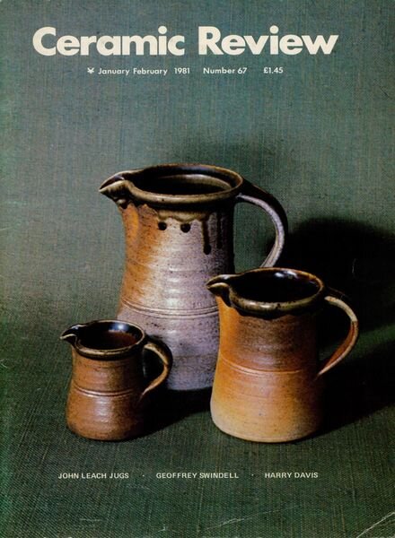 Ceramic Review – January-Febriary 1981 Cover