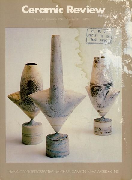 Ceramic Review – November – December 1983 Cover
