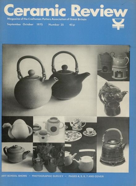 Ceramic Review – Sepember – October 1975 Cover