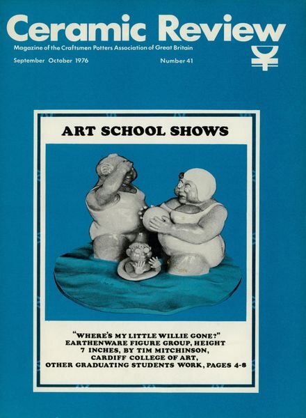 Ceramic Review – Sepember – October 1976 Cover