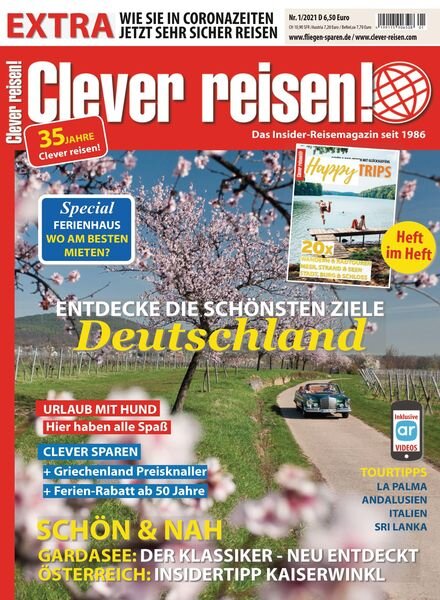 Clever Reisen – Januar 2021 Cover