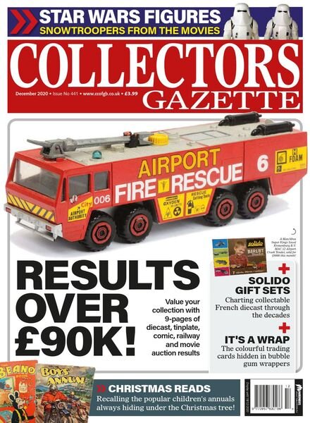 Collectors Gazette – December 2020 Cover