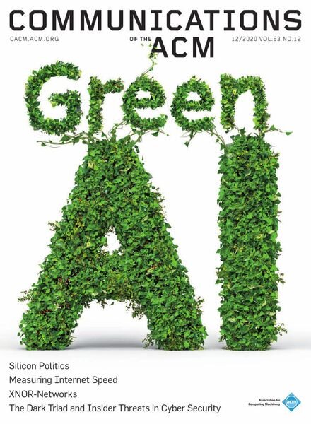 Communications of the ACM – December 2020 Cover