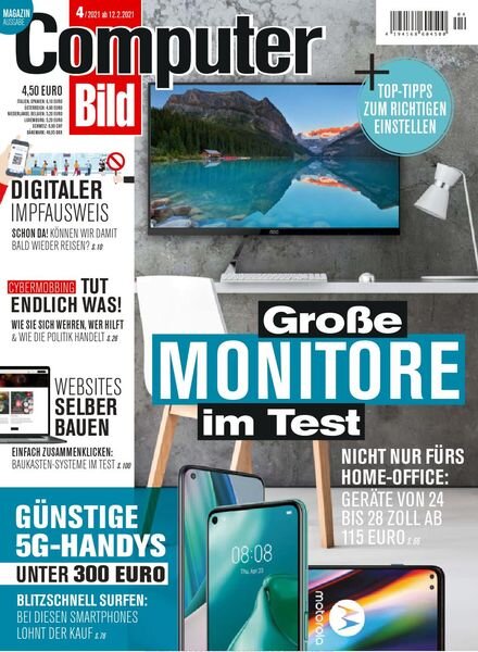 Computer Bild – 12 Februar 2021 Cover