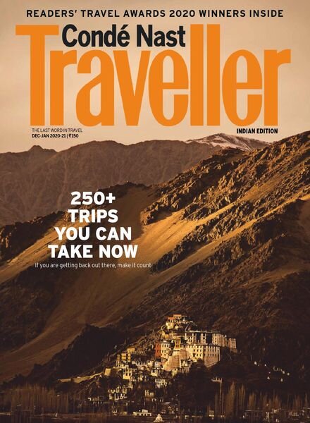 Conde Nast Traveller India – December-January 2020 Cover