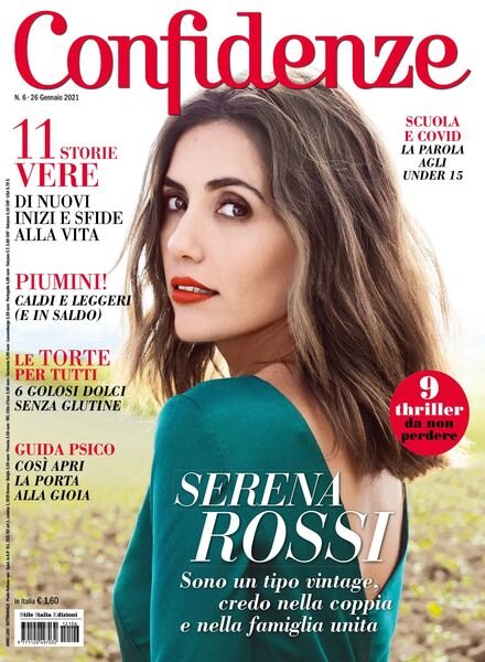 Confidenze – 26 gennaio 2021 Cover