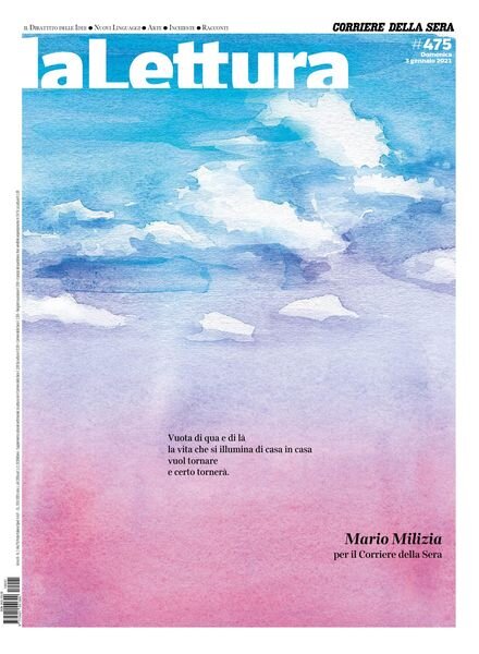 Corriere della Sera La Lettura – 03 gennaio 2021 Cover