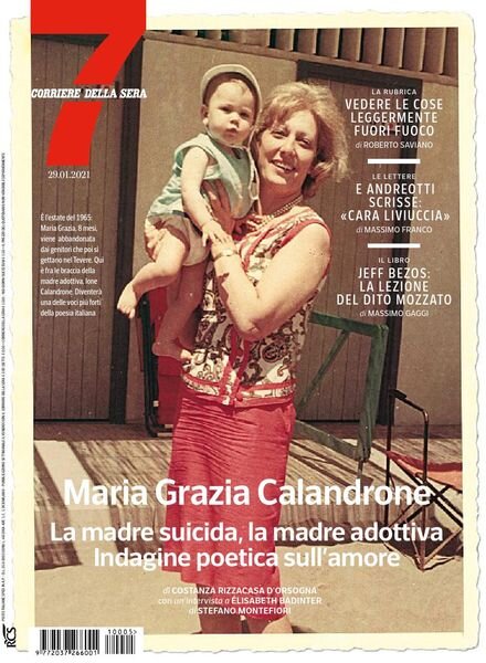 Corriere della Sera Sette – 29 gennaio 2021 Cover