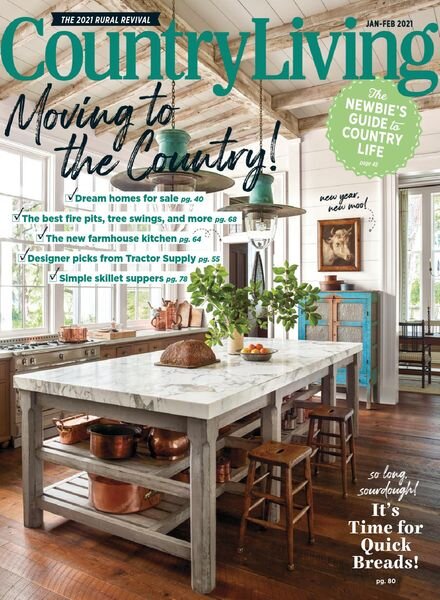 Country Living USA – January 2021 Cover