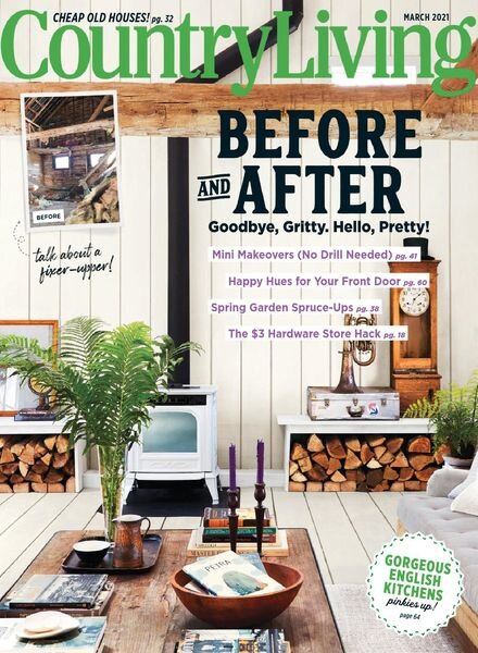 Country Living USA – March 2021 Cover