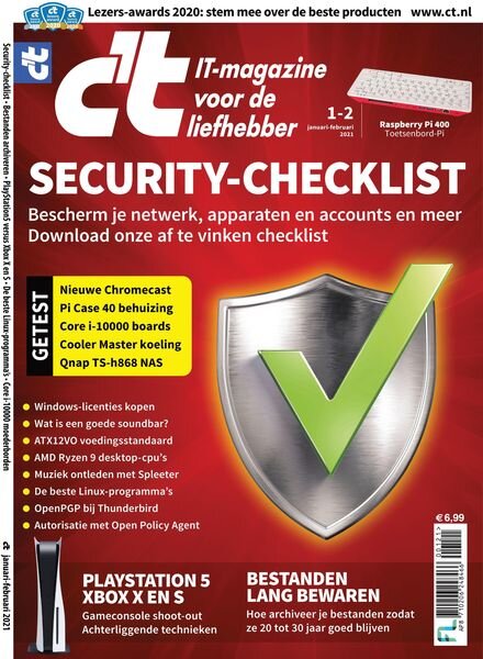 c’t Magazine Netherlands – januari 2021 Cover