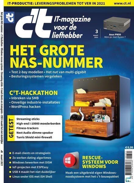 c’t Magazine Netherlands – maart 2021 Cover