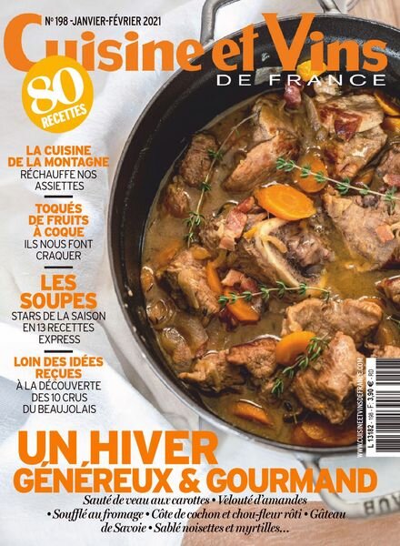 Cuisine et Vins de France – janvier 2021 Cover