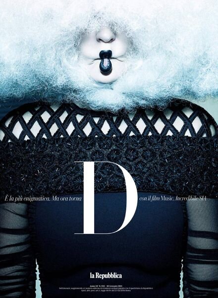 D la Repubblica – 30 Gennaio 2021 Cover