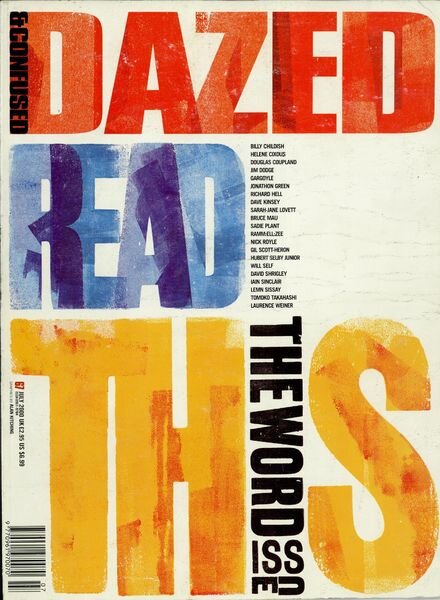 Dazed Magazine – Issue 67 Cover