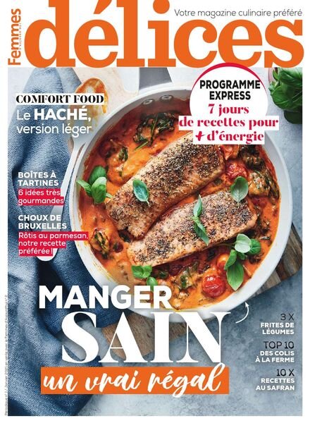 Delices de Femmes d’Aujourd’hui – Janvier 2021 Cover