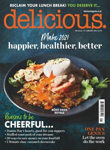delicious UK – January 2021 Cover