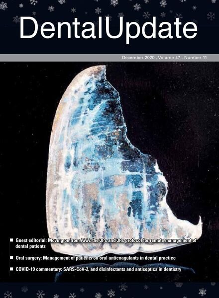 Dental Update – December 2020 Cover