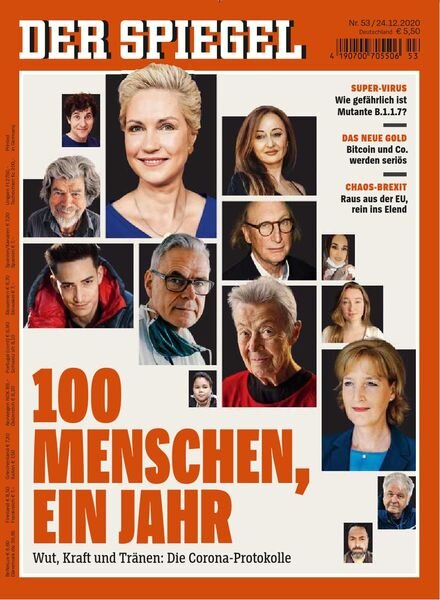 Der Spiegel – 24 Dezember 2020 Cover
