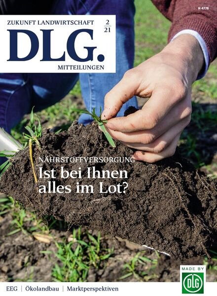DLG Mitteilungen – Januar 2021 Cover