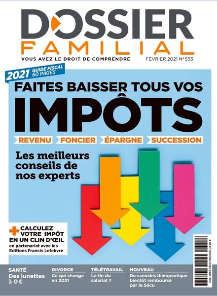 Dossier Familial – Fevrier 2021 Cover