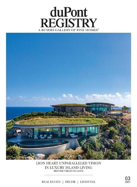 duPontREGISTRY Homes – March 2021 Cover