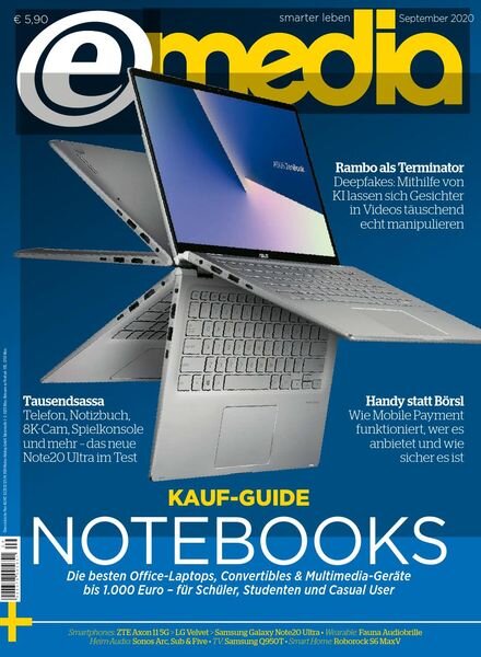 E-MEDIA – September 2020 Cover