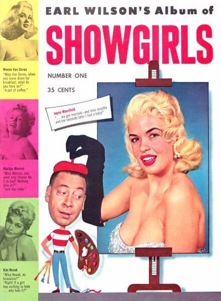 Earl Wilson Album of Showgirls Cover