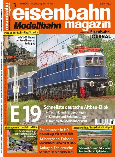 Eisenbahn Magazin – Marz 2021 Cover