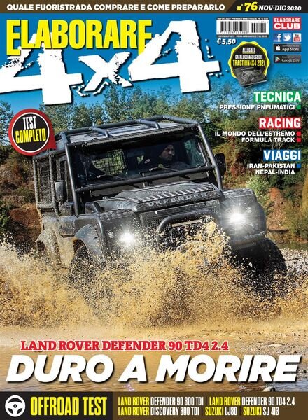 Elaborare 4×4 – Novembre-Dicembre 2020 Cover